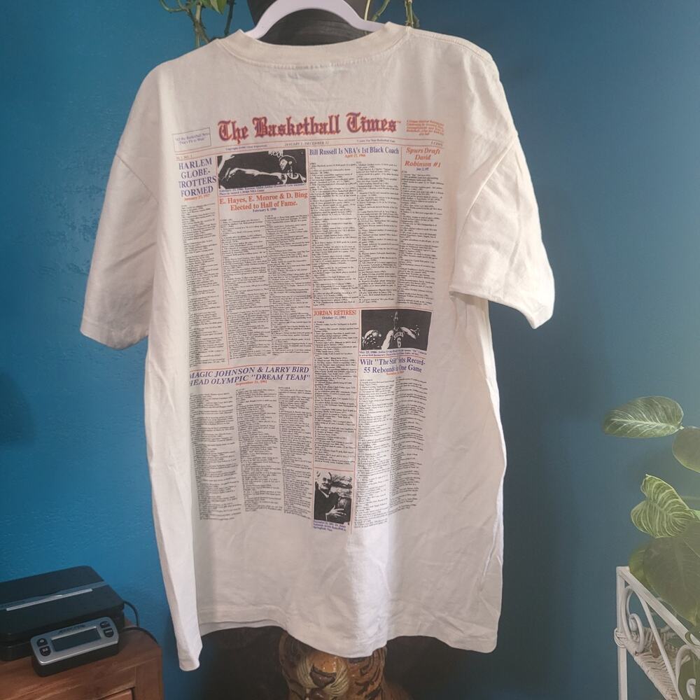 Vtg 90s The Basketball Times Jordan's retirement and Olympic Dream Team Size XL‎